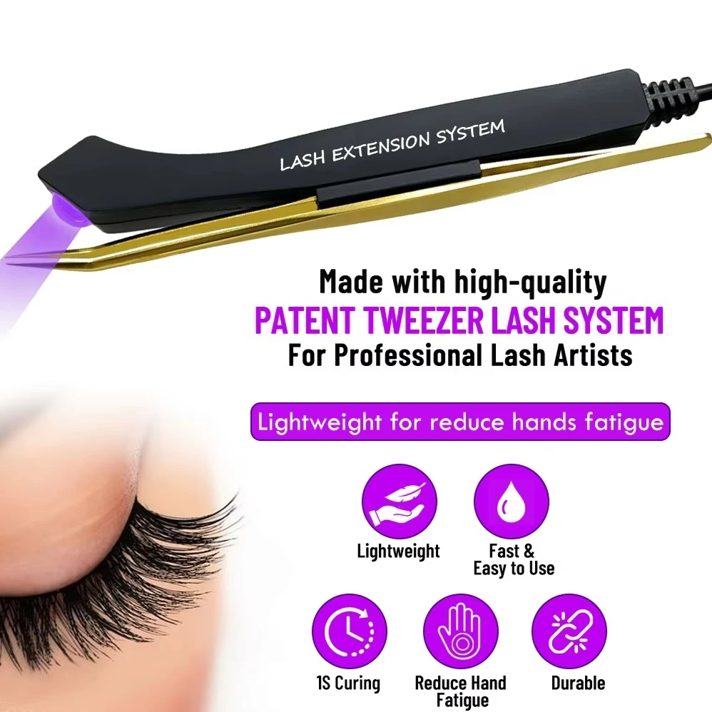Fast Dry Curing LED Glue Tweezer UV Lamp Foot Pedal Eyelash Long Retention Led Tweezers Lamp for Lash Extension Tweezers UV Lamp
Fast Dry Curing LED Glue Tweezer UV Lamp Foot Pedal Eyelash Long Retention Led Tweezers Lamp for Lash Extension Tweezers UV Lamp