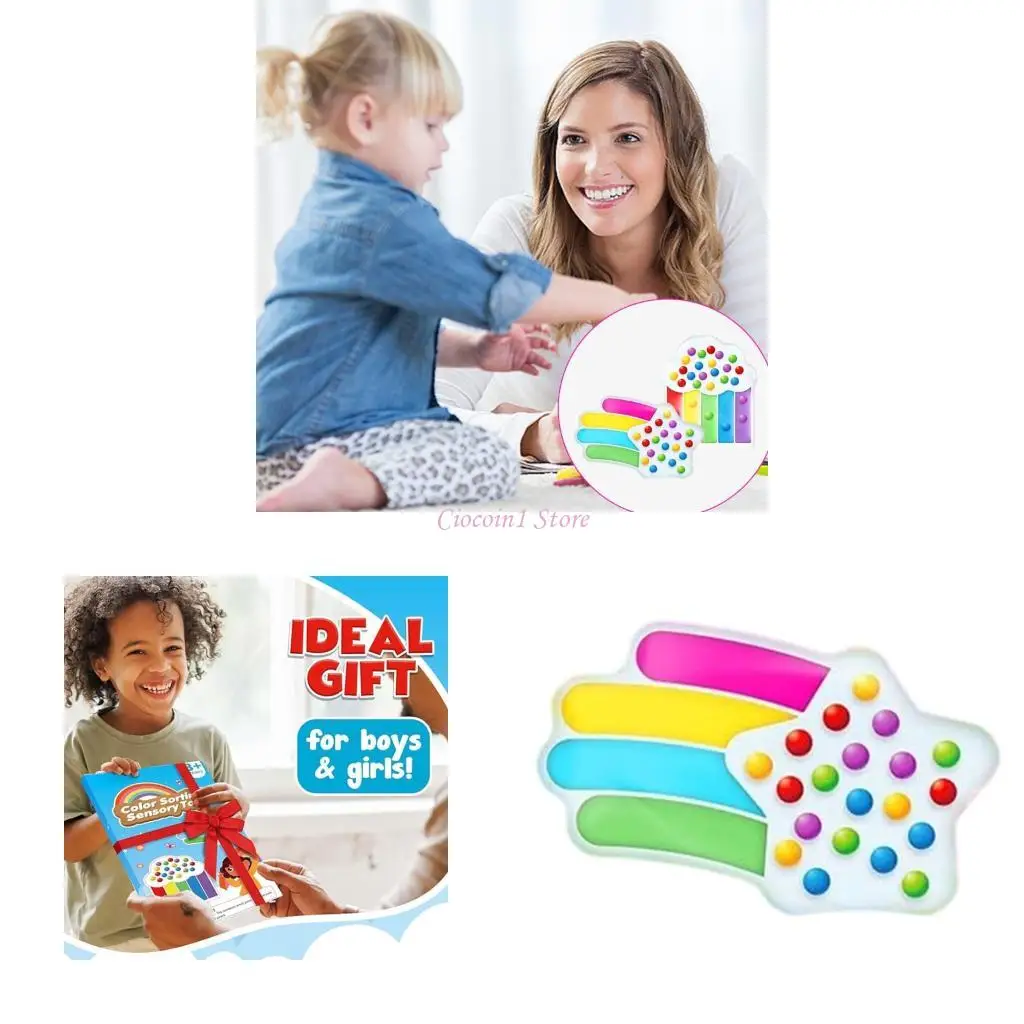 Y1UB Toddler Sensory Squeeze игрушка с распознаванием цвета и управлением эмоциями безопасная конструкция из ПВХ для тонкого
Y1UB Toddler Sensory Squeeze игрушка с распознаванием цвета и управлением эмоциями безопасная конструкция из ПВХ для тонкого