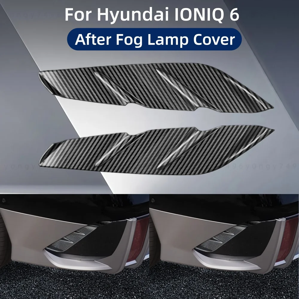 For Hyundai IONIQ 6 Car Upgrade Stickers Decoration Carbon Modification Accessories Plated After Fog Lamp Cover Trim Paste Style
For Hyundai IONIQ 6 Car Upgrade Stickers Decoration Carbon Modification Accessories Plated After Fog Lamp Cover Trim Paste Style