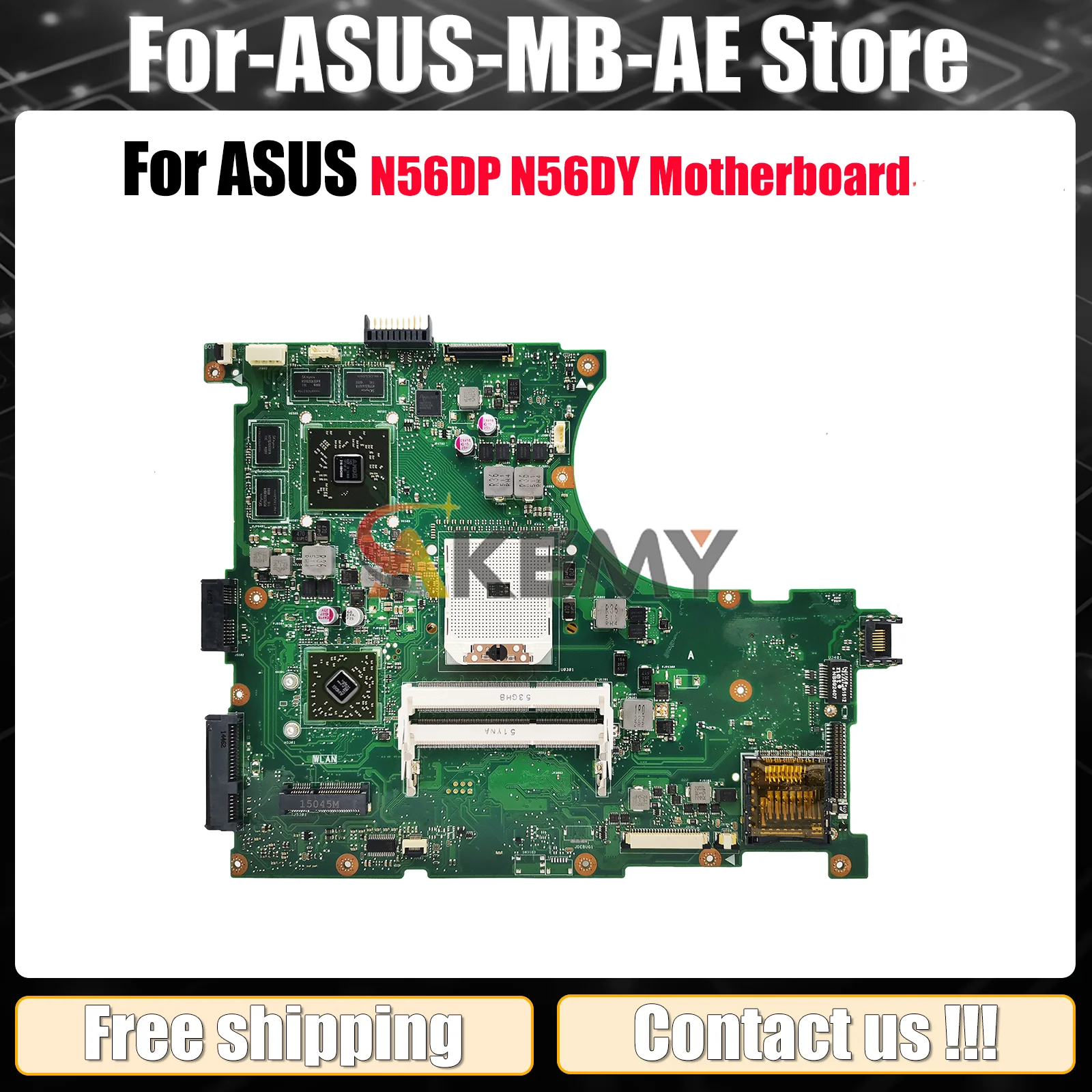 N56DY Laptop Motherboard For ASUS N56DY N56DP N56D Notebook Mainboard This item is in stock 100% tests OK fast shipping
N56DY Laptop Motherboard For ASUS N56DY N56DP N56D Notebook Mainboard This item is in stock 100% tests OK fast shipping