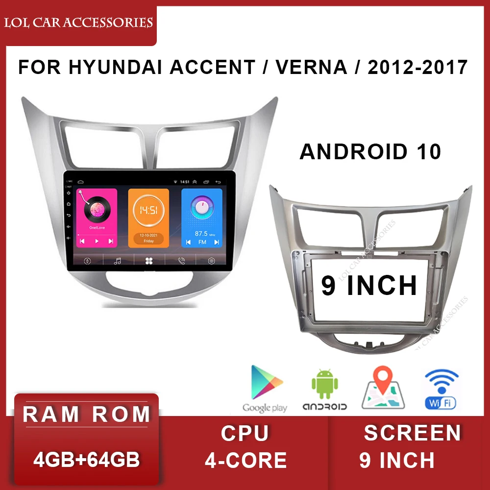 9 Inch For Hyundai Accent / Verna / 2012-2017 Car Radio Stereo 4 Core Android 10 2Din Head Unit GPS Navigation Multimedia Player
9 Inch For Hyundai Accent / Verna / 2012-2017 Car Radio Stereo 4 Core Android 10 2Din Head Unit GPS Navigation Multimedia Player