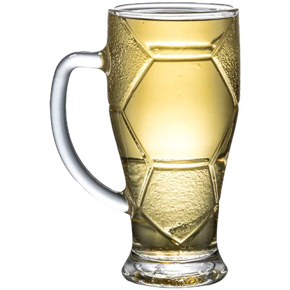 Large Capacity Clear Beer Mug Glass with Handle Practical Beer Drinking Cup for Football Bar Accessory
Large Capacity Clear Beer Mug Glass with Handle Practical Beer Drinking Cup for Football Bar Accessory