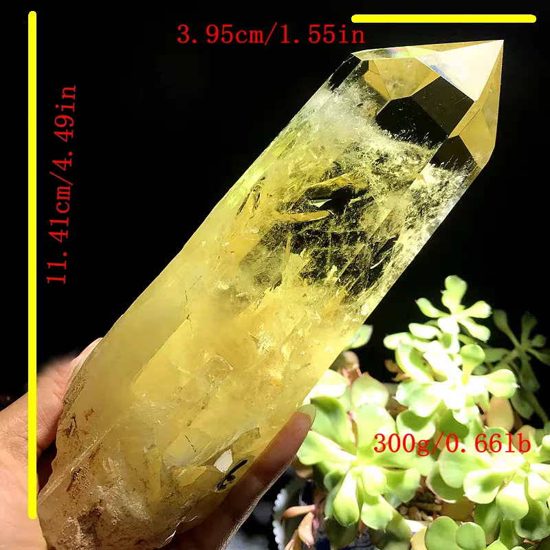 Pure natural yellow crystal column stone hexagonal prism, healing energy crystal, fine crystal jewelry
Pure natural yellow crystal column stone hexagonal prism, healing energy crystal, fine crystal jewelry