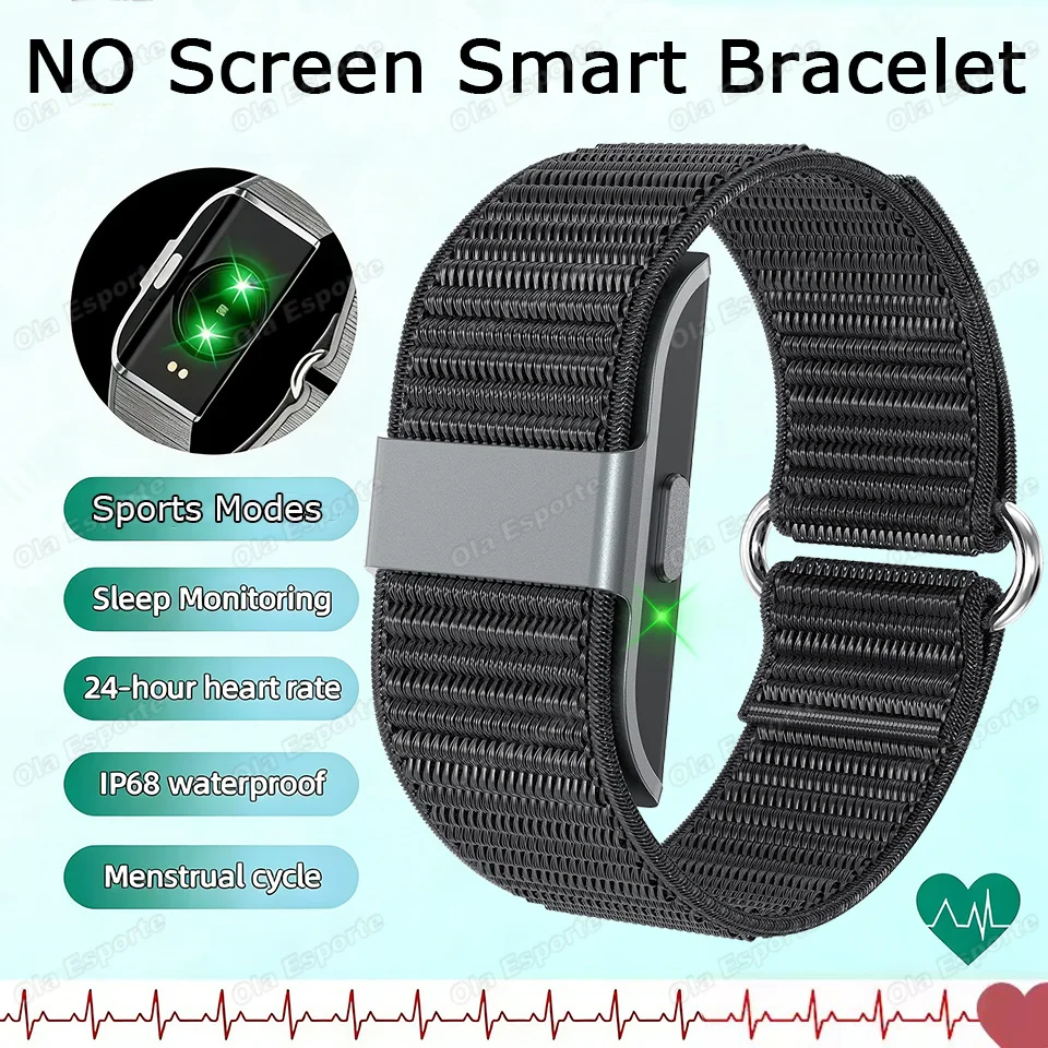 Смарт-браслет без экрана с ЭКГ, измерением ЧСС и давления, водонепроницаемый, для здоровья женщин, умные часы для активного отдыха 2026 Band MA27
Смарт-браслет без экрана с ЭКГ, измерением ЧСС и давления, водонепроницаемый, для здоровья женщин, умные часы для активного отдыха 2026 Band MA27