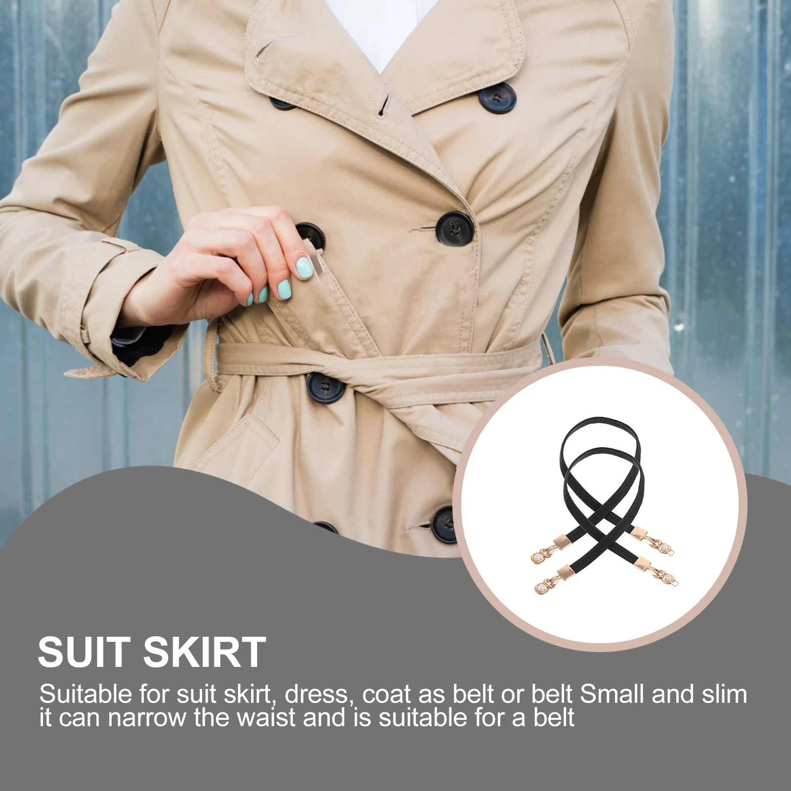 2Pcs Black Pearl Elastic Waist Belts Fashion Dress Decorative Female Waistbands Casual Wear Accessories Elastic Waist Belts
2Pcs Black Pearl Elastic Waist Belts Fashion Dress Decorative Female Waistbands Casual Wear Accessories Elastic Waist Belts