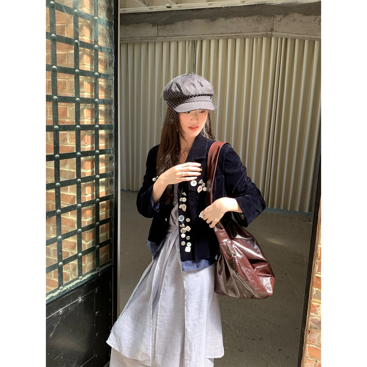 Soolrok Velvet Coat Button oulder Heavy Industry Sle Classy Outerwear Women's Commute Faion Long Sve Regular Fit
Soolrok Velvet Coat Button oulder Heavy Industry Sle Classy Outerwear Women's Commute Faion Long Sve Regular Fit