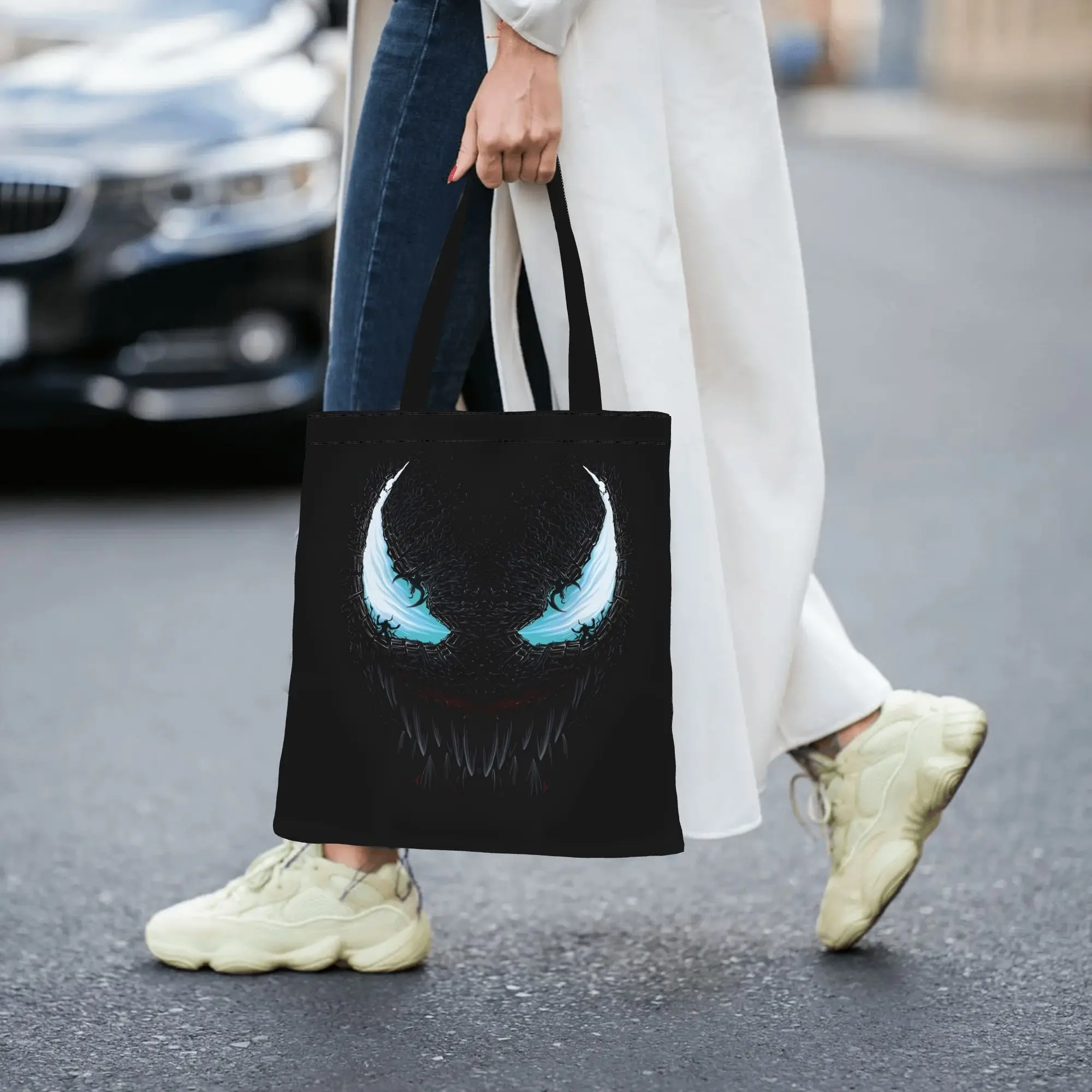 2026 women's bag Venom Reusable Double Sided Canvas Tote Bag Shoulder Marvel Handbag
2026 women's bag Venom Reusable Double Sided Canvas Tote Bag Shoulder Marvel Handbag
