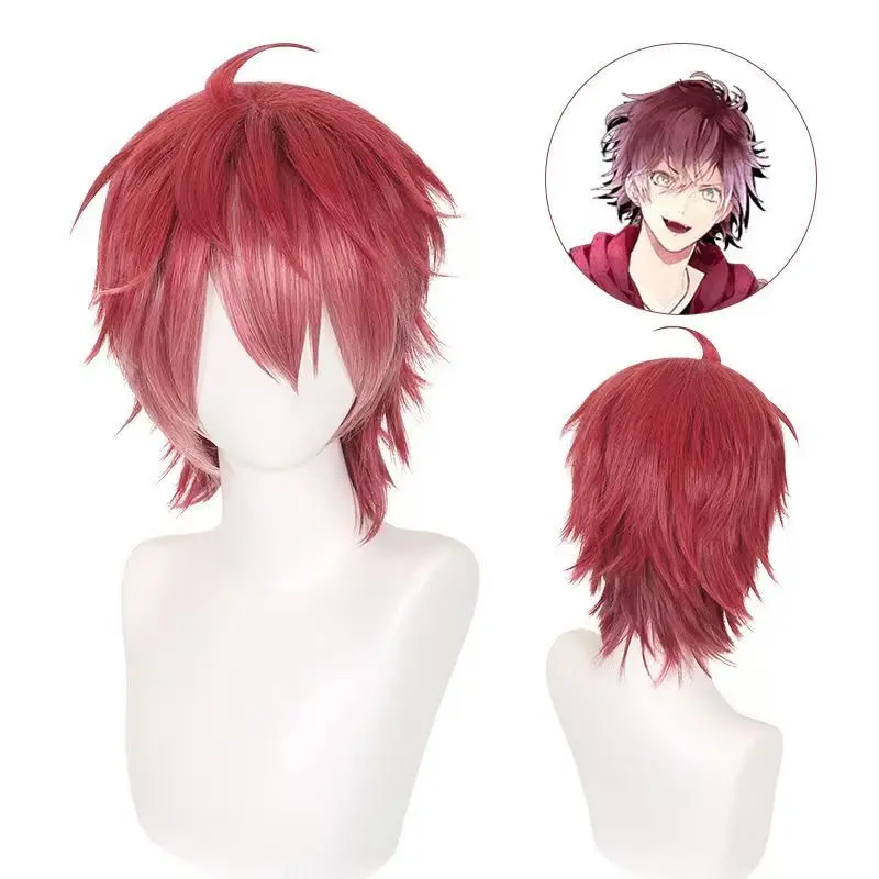 Парик для косплея по аниме Diabolik Lovers, парик Сакамаки Аято, темно-красный и белый, короткий, термостойкий, из синтетических волос.
Парик для косплея по аниме Diabolik Lovers, парик Сакамаки Аято, темно-красный и белый, короткий, термостойкий, из синтетических волос.
