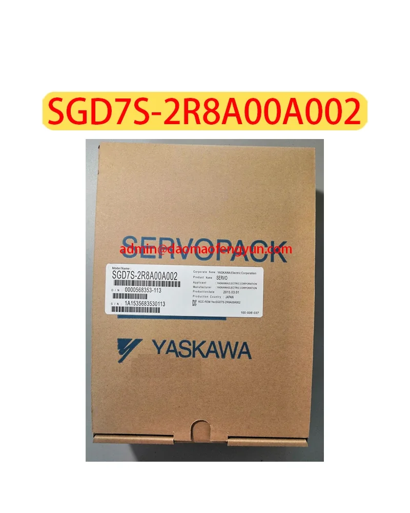 SGD7S-2R8A00A002 Brand new Servo Drive SGD7S 2R8A00A002,Fast shipping
SGD7S-2R8A00A002 Brand new Servo Drive SGD7S 2R8A00A002,Fast shipping