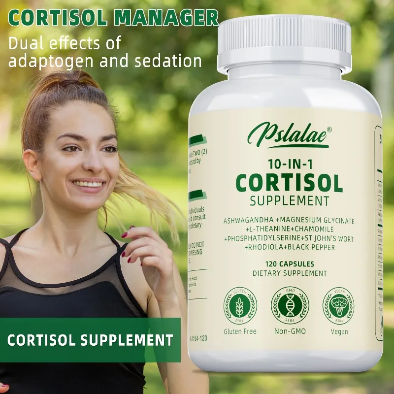 Cortisol Supplements - Relaxation, Improve Mood, Promote Brain and Nerve Health, Immune Health,Improves Focus and Mental Clarity
Cortisol Supplements - Relaxation, Improve Mood, Promote Brain and Nerve Health, Immune Health,Improves Focus and Mental Clarity