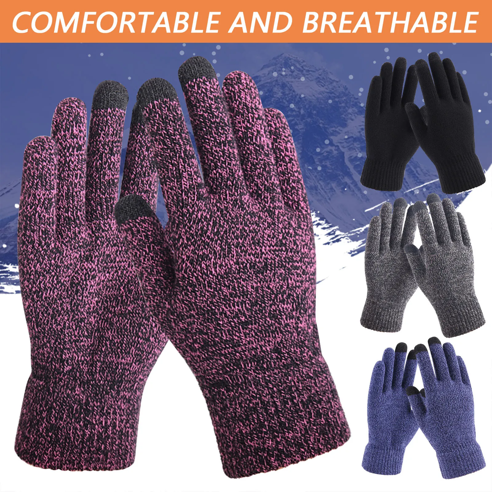 Women Gloves Winter Touches Screen Gloves Knitted Men Mittens Boys Girls Warm Gloves Thickened Solid Color Mittens
Women Gloves Winter Touches Screen Gloves Knitted Men Mittens Boys Girls Warm Gloves Thickened Solid Color Mittens