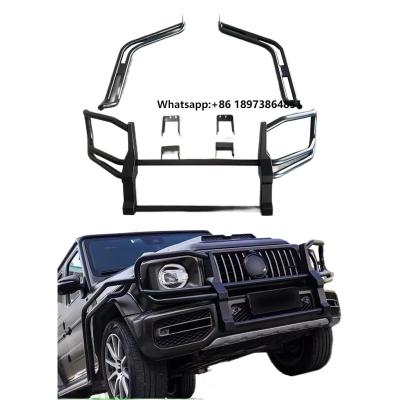 Car Bull Bar for Mercedes G Class W464 G63 Full Body Protective Bars Stainless Steel Frame Wheel Arches Protect Off Road Parts
Car Bull Bar for Mercedes G Class W464 G63 Full Body Protective Bars Stainless Steel Frame Wheel Arches Protect Off Road Parts