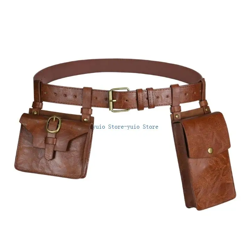 X7XB Middle Ages Brown Belt Waistband Perfect for Costume Parties Gatherings
X7XB Middle Ages Brown Belt Waistband Perfect for Costume Parties Gatherings