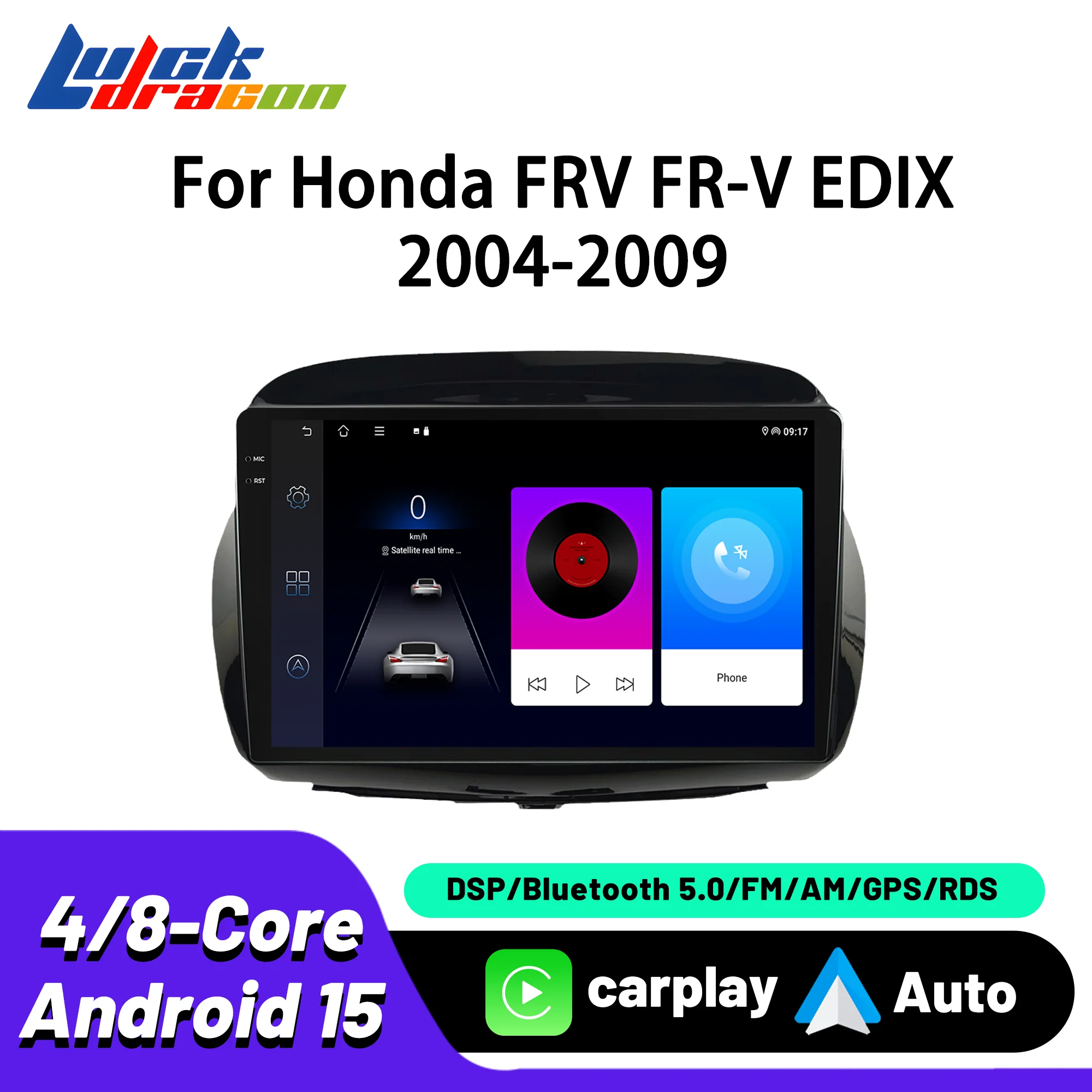 Android Auto Carplay Car Radio For HONDA Edix FRV 2004 - 2009 Bluetooth Stereo Intelligent Systems GPS FM DSP Autoradio 4G WIFI
Android Auto Carplay Car Radio For HONDA Edix FRV 2004 - 2009 Bluetooth Stereo Intelligent Systems GPS FM DSP Autoradio 4G WIFI