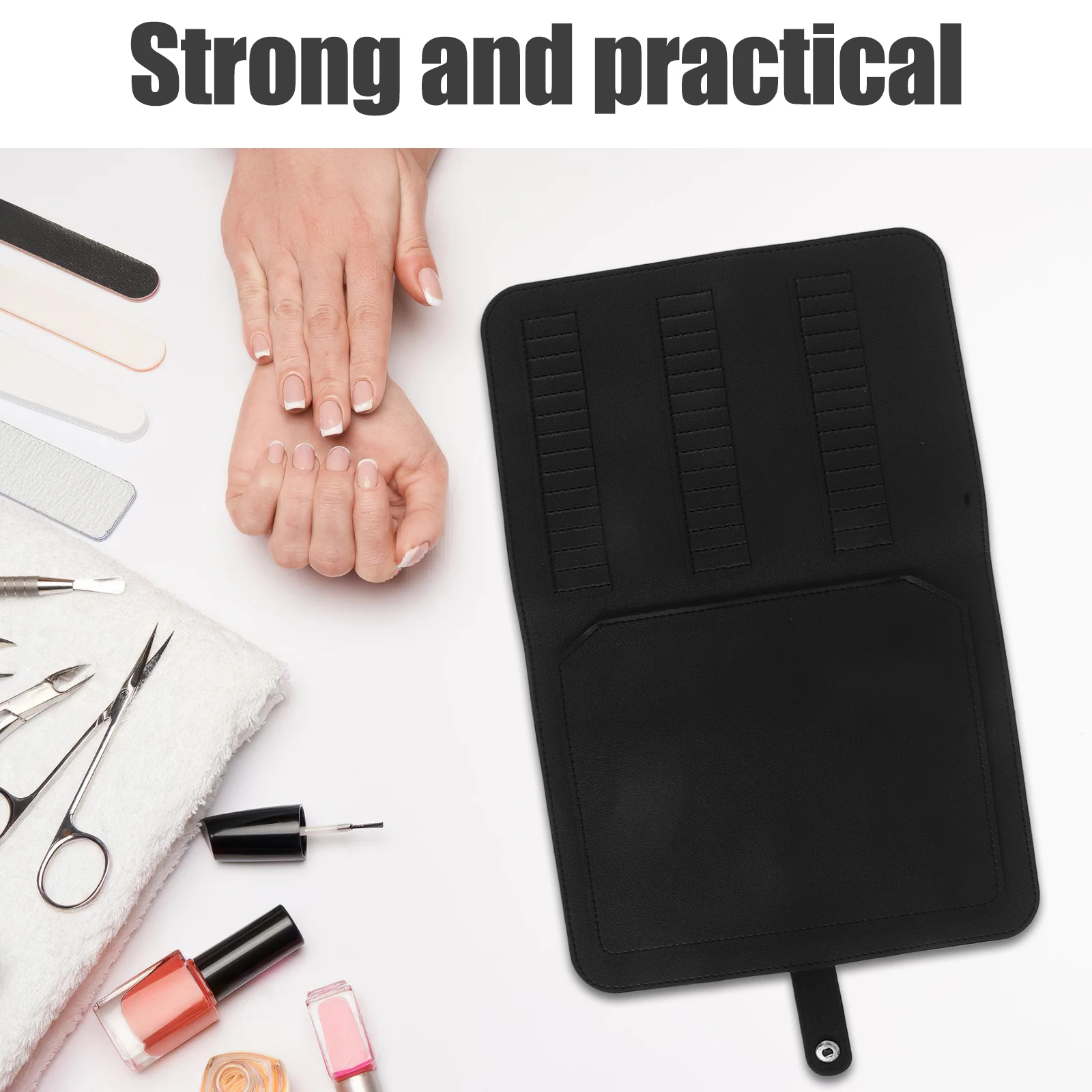 Nail Kit Art Tool Organizer Storage Box Black Artificial ( ) Manicure Tools
Nail Kit Art Tool Organizer Storage Box Black Artificial ( ) Manicure Tools