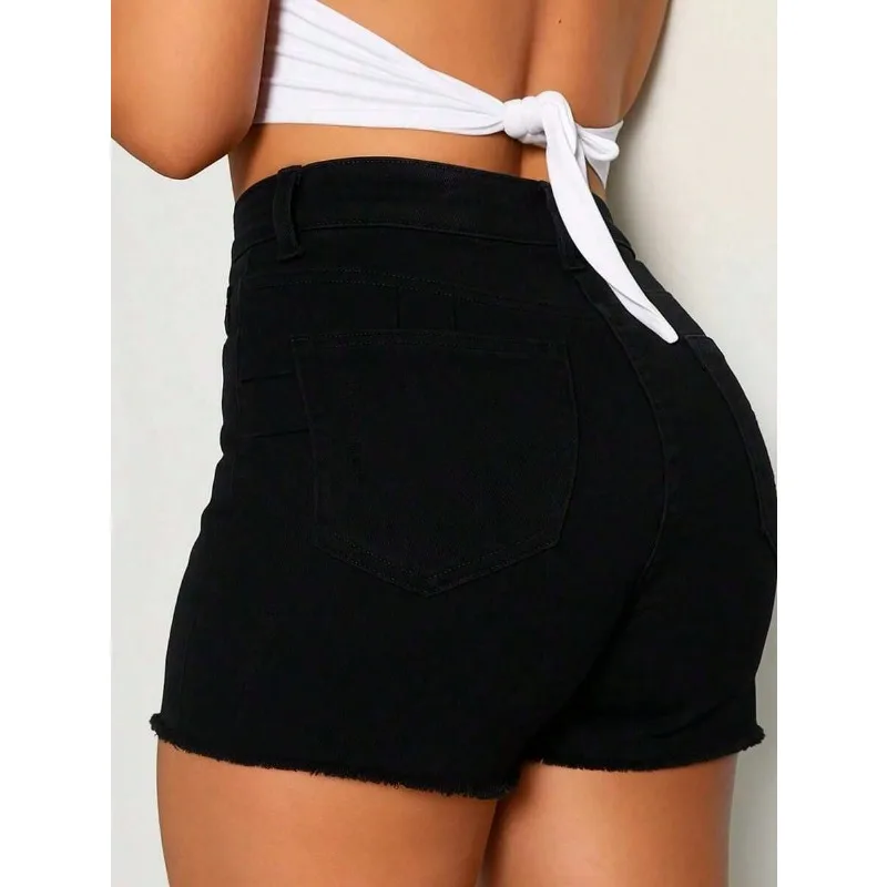2026 Women's Vacation Style Pocket Distressed Frayed Hem High Waist Denim Shorts White Casual Summer
2026 Women's Vacation Style Pocket Distressed Frayed Hem High Waist Denim Shorts White Casual Summer