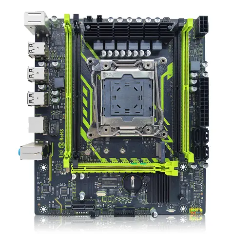 ZSUS X99-8D4 Motherboard-Set mit LGA2011-3 Xeon E5 2650 V4 CPU DDR4 16 GB (1 * 16 GB) 2133 MHz RAM-Speicher NVME M.2 SATA