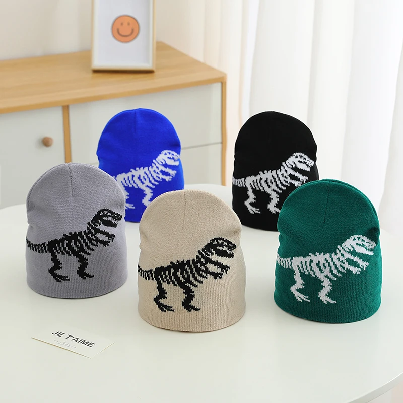 Dinosaur Patterned Knit Beanies for Kids in Multiple Colors Children Outdoor Caps
Dinosaur Patterned Knit Beanies for Kids in Multiple Colors Children Outdoor Caps
