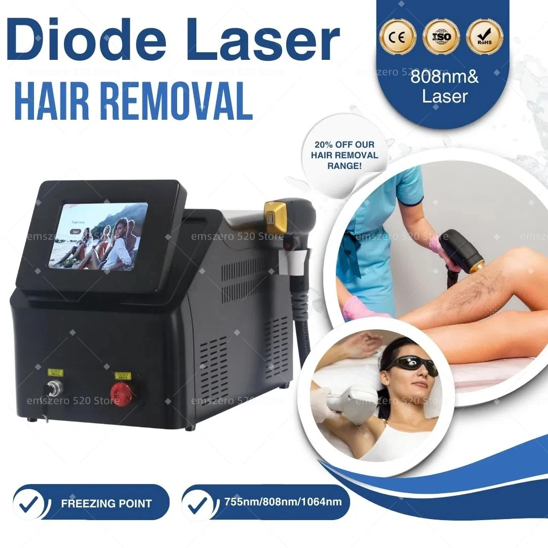 Professional Diode Laser Hair Removal Machine Permanent 3 Wave Diode Laser Epilator Device for Women Face Body Bikini With CE
Professional Diode Laser Hair Removal Machine Permanent 3 Wave Diode Laser Epilator Device for Women Face Body Bikini With CE