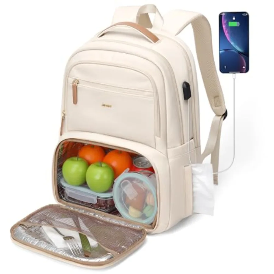 Lunch Backpack for Women Men Insulated Lunch Box Backpack with USB Charging Port Diaper Laptop Back pack for Travel Picnic Work
Lunch Backpack for Women Men Insulated Lunch Box Backpack with USB Charging Port Diaper Laptop Back pack for Travel Picnic Work