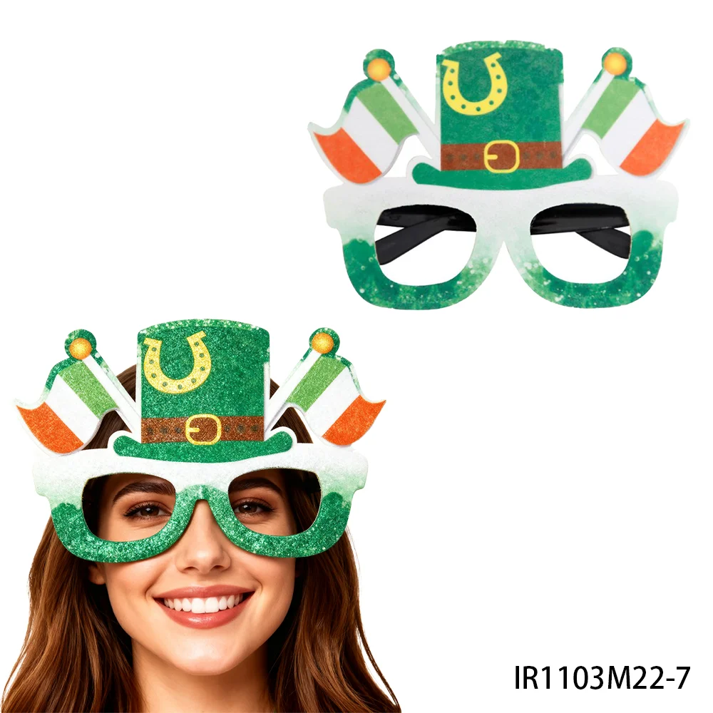 Очки PESENAR в ирландскую тематику, подходящие для Дня Святого Паркера и ирландского фестиваля.
Очки PESENAR в ирландскую тематику, подходящие для Дня Святого Паркера и ирландского фестиваля.