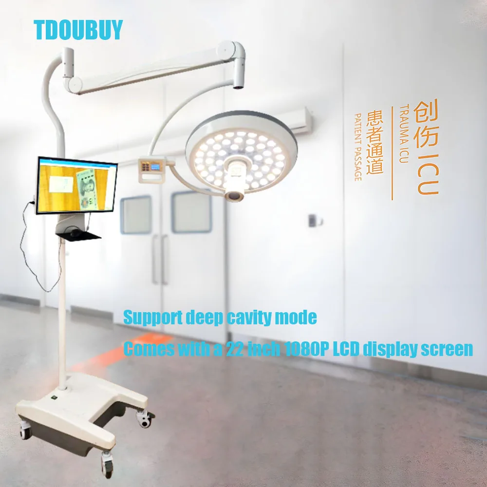 Endoscopy Surgical LED Light with HD Camera System Cold Light Shadowless Lamp for Hospital OR ER Theatre Pet Hospital
Endoscopy Surgical LED Light with HD Camera System Cold Light Shadowless Lamp for Hospital OR ER Theatre Pet Hospital