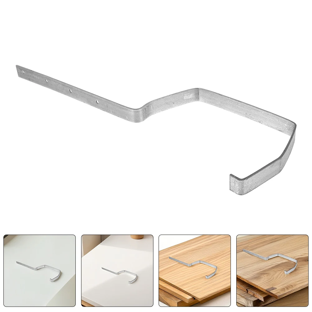6Pcs Gutter Support Brackets Iron Rain Gutter Fixed Racks for Efficient Water Flow and Structural Stability Guttering Brackets
