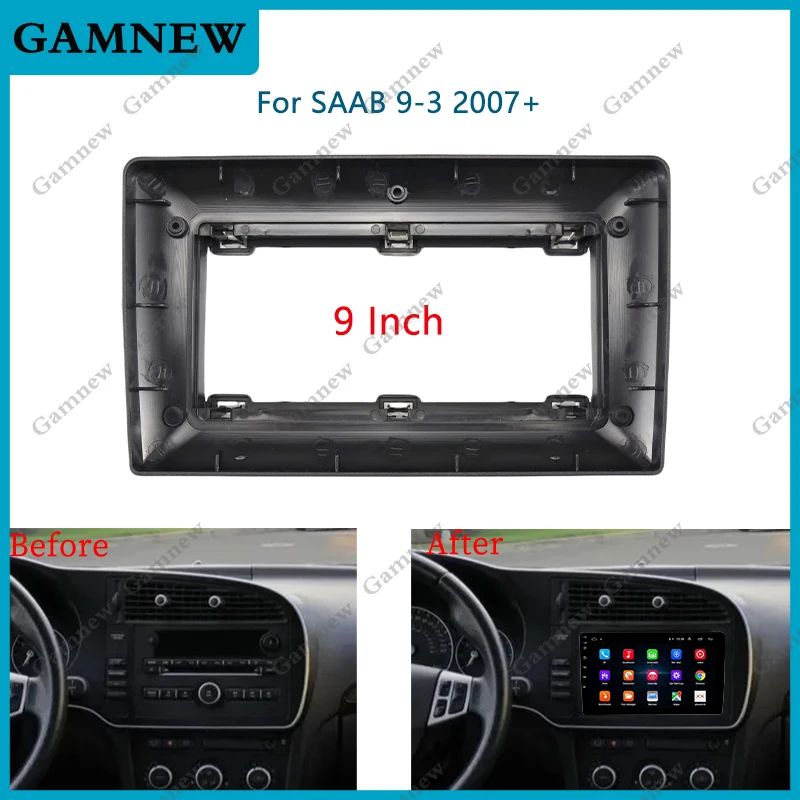9 Inch Car Frame Fascia Adapter Android Radio Dash Fitting Panel Kit For SAAB 93 9-3 2007-2010
9 Inch Car Frame Fascia Adapter Android Radio Dash Fitting Panel Kit For SAAB 93 9-3 2007-2010