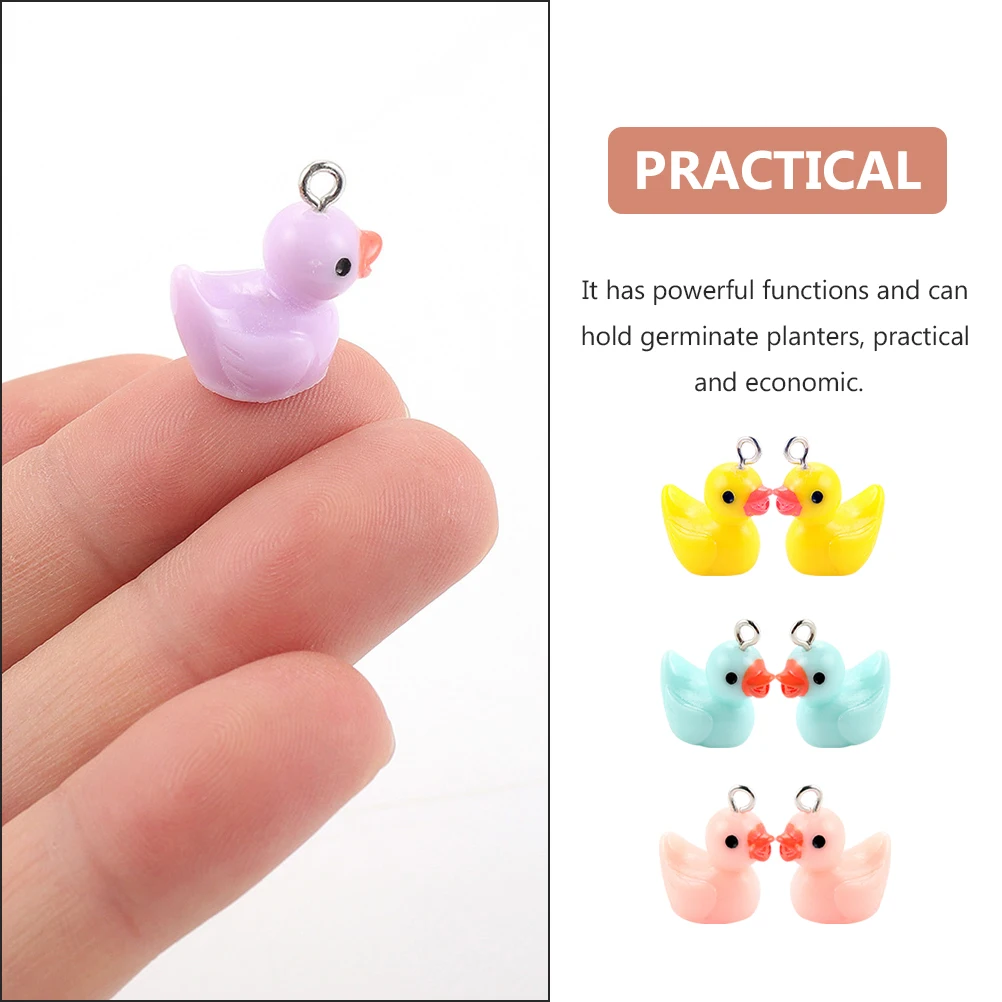 30 Pcs Duck Charms Pendants DIY Necklace Duck Pendants Crafts Mini Ducks Jewelry Accessories Hanging Decorations
30 Pcs Duck Charms Pendants DIY Necklace Duck Pendants Crafts Mini Ducks Jewelry Accessories Hanging Decorations