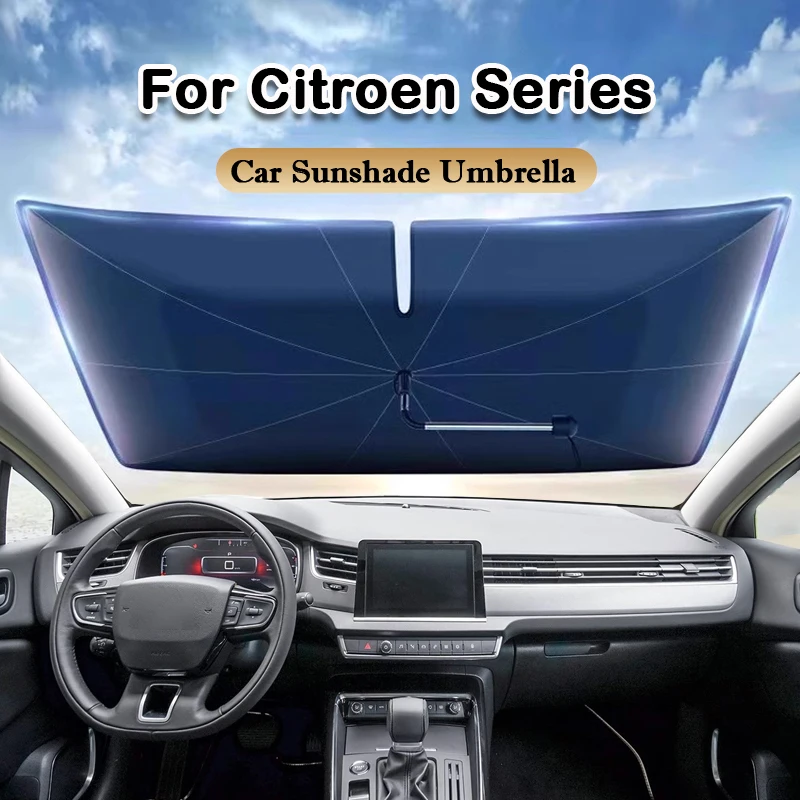 Car Windshield Sunshades Umbrella Summer UV Protection Foldable Auto Accessory for Citroen C4 C5 AIRCROSS C6 CX5 C-Elyse C3-XRe
Car Windshield Sunshades Umbrella Summer UV Protection Foldable Auto Accessory for Citroen C4 C5 AIRCROSS C6 CX5 C-Elyse C3-XRe