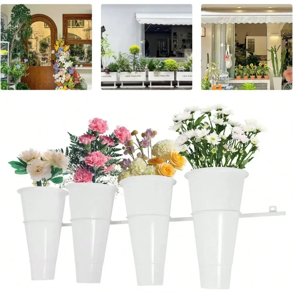 LOYALHEARTDYBTG Flower Stand With Buckets, 4 PCS Buckets WallMounted Decorative Flower Display Stand, Load 33.07 Lbs For Indoor
LOYALHEARTDYBTG Flower Stand With Buckets, 4 PCS Buckets WallMounted Decorative Flower Display Stand, Load 33.07 Lbs For Indoor