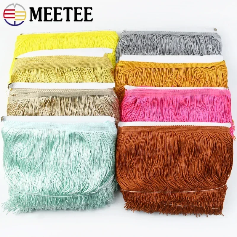10Meters Meetee 10-30cm Long Tassel Lace Trim for Sewing Fringe Ribbon Clothes Curtain Decoration Ribbons Bags DIY Accessories
10Meters Meetee 10-30cm Long Tassel Lace Trim for Sewing Fringe Ribbon Clothes Curtain Decoration Ribbons Bags DIY Accessories