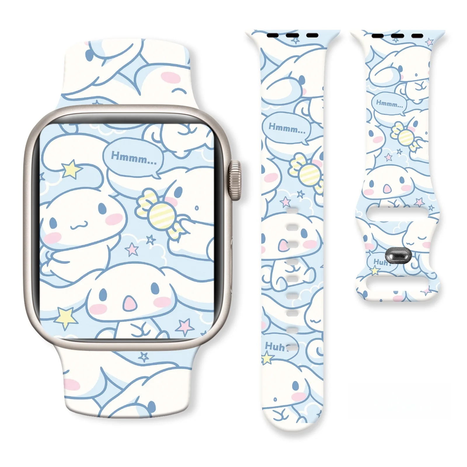Sanrio Yuegui Dog Classic Strap for Apple Watch 11 10 9 Silicone Band Replaceable Bracelet for iWatch 46/44/42/41mm Watchband
Sanrio Yuegui Dog Classic Strap for Apple Watch 11 10 9 Silicone Band Replaceable Bracelet for iWatch 46/44/42/41mm Watchband