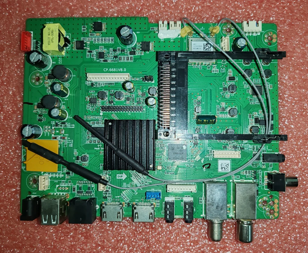 CP.6681V8.0 LED TV motherboard, physical photo, tested well for 40-63v 280ma 25w
CP.6681V8.0 LED TV motherboard, physical photo, tested well for 40-63v 280ma 25w
