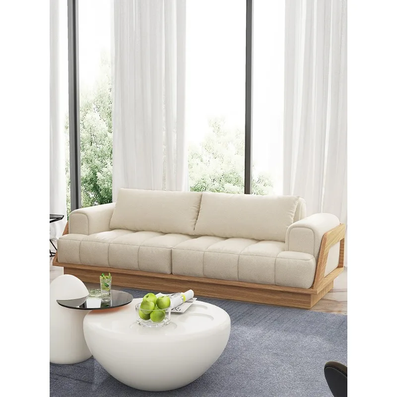 Cream style Nordic solid wood sofa fabric lamb wool marshmallow three-person living room size modern and simple
Cream style Nordic solid wood sofa fabric lamb wool marshmallow three-person living room size modern and simple