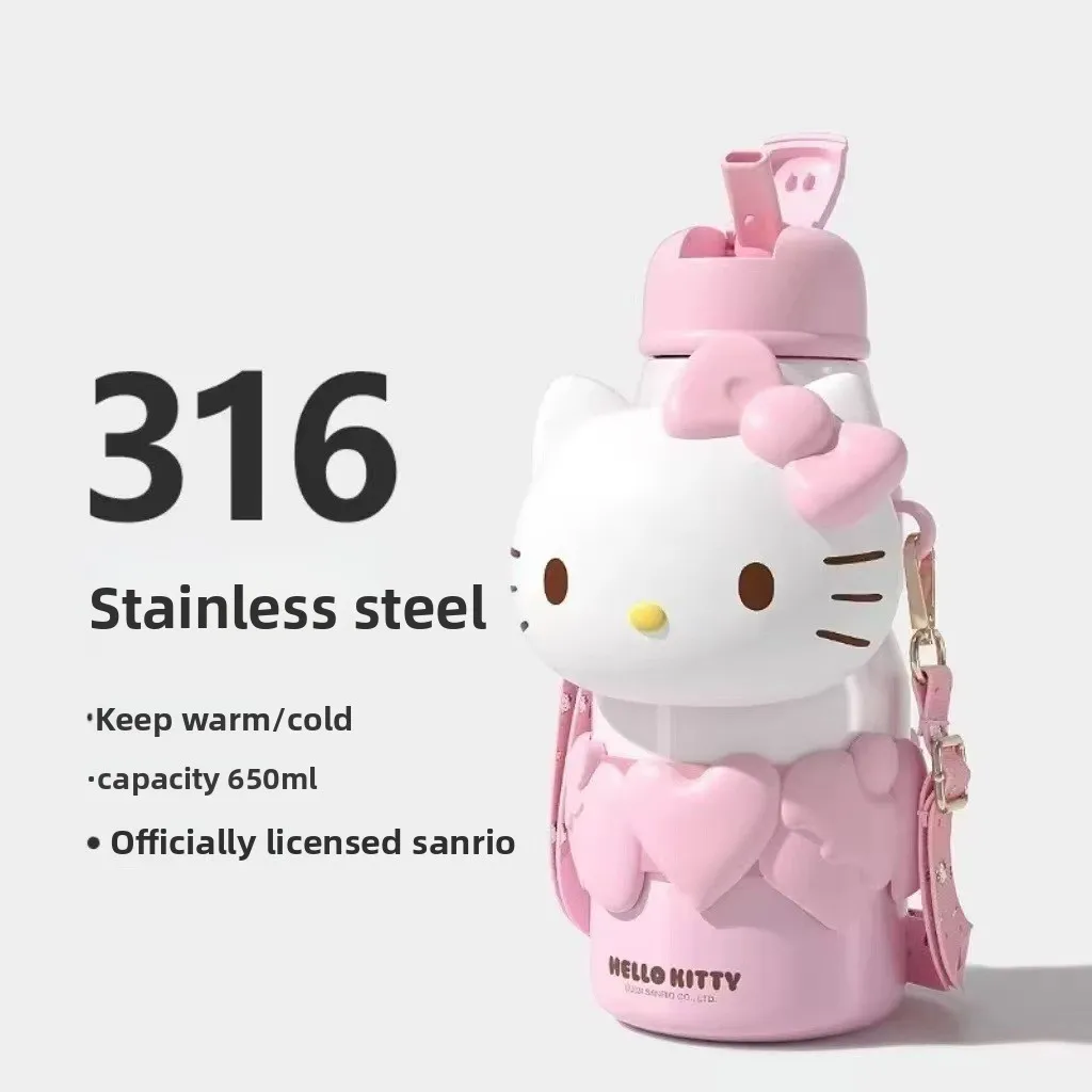 New Arrival Hello Kitty & Kuromi Kids' Thermal Water Bottle, Special Water Jug for Students, Made of 316 Stainless Steel
New Arrival Hello Kitty & Kuromi Kids' Thermal Water Bottle, Special Water Jug for Students, Made of 316 Stainless Steel