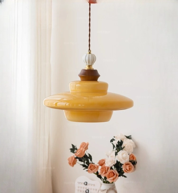 French Cream Glass Chandelier Retro Wooden Restaurant Bar Pendant Lamp Creative American Medieval Vintage Luminaria Lighting E27
French Cream Glass Chandelier Retro Wooden Restaurant Bar Pendant Lamp Creative American Medieval Vintage Luminaria Lighting E27