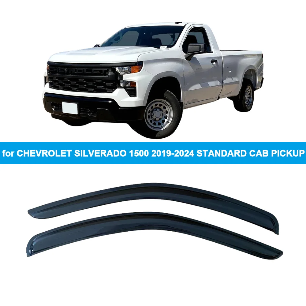 Дефлекторы окон (ветровики) для Chevrolet Silverado 1500 2019-2025, дымчатые, 2 или 4 шт.
Дефлекторы окон (ветровики) для Chevrolet Silverado 1500 2019-2025, дымчатые, 2 или 4 шт.