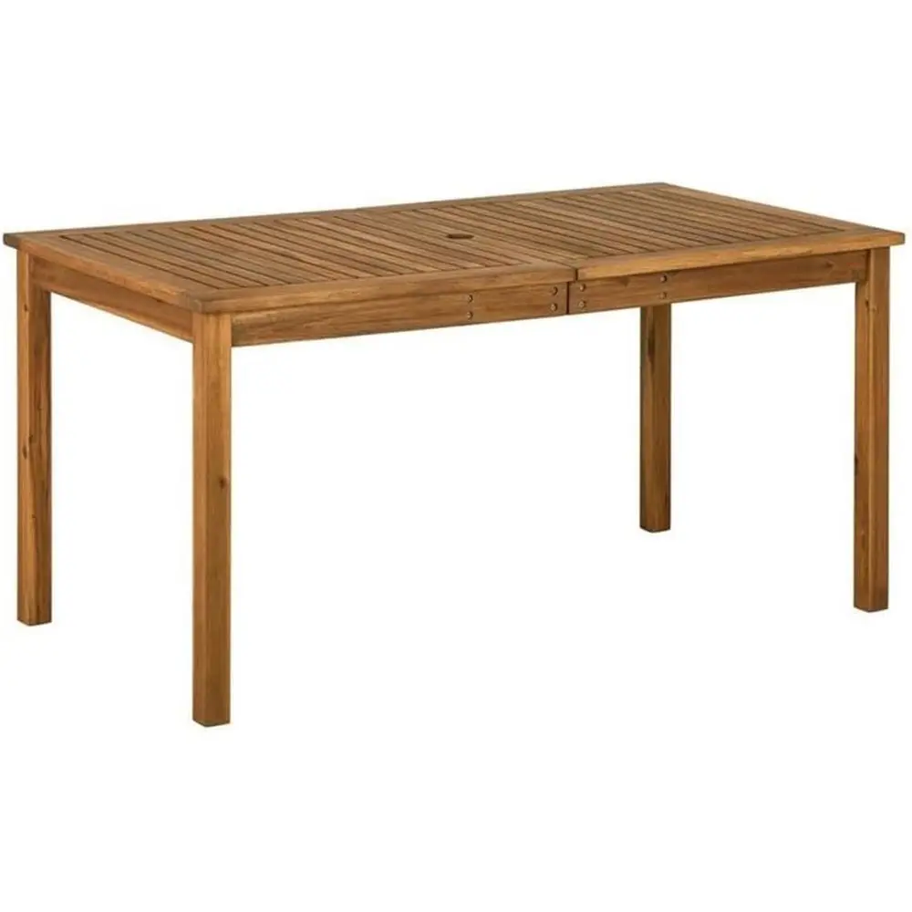Acacia Wood Patio Dining Table, 60 x 34 in, Brown inish, Slatted Surace, ern Design, Outdoor-Resistant, Durable Deck or Patio Ta
Acacia Wood Patio Dining Table, 60 x 34 in, Brown inish, Slatted Surace, ern Design, Outdoor-Resistant, Durable Deck or Patio Ta