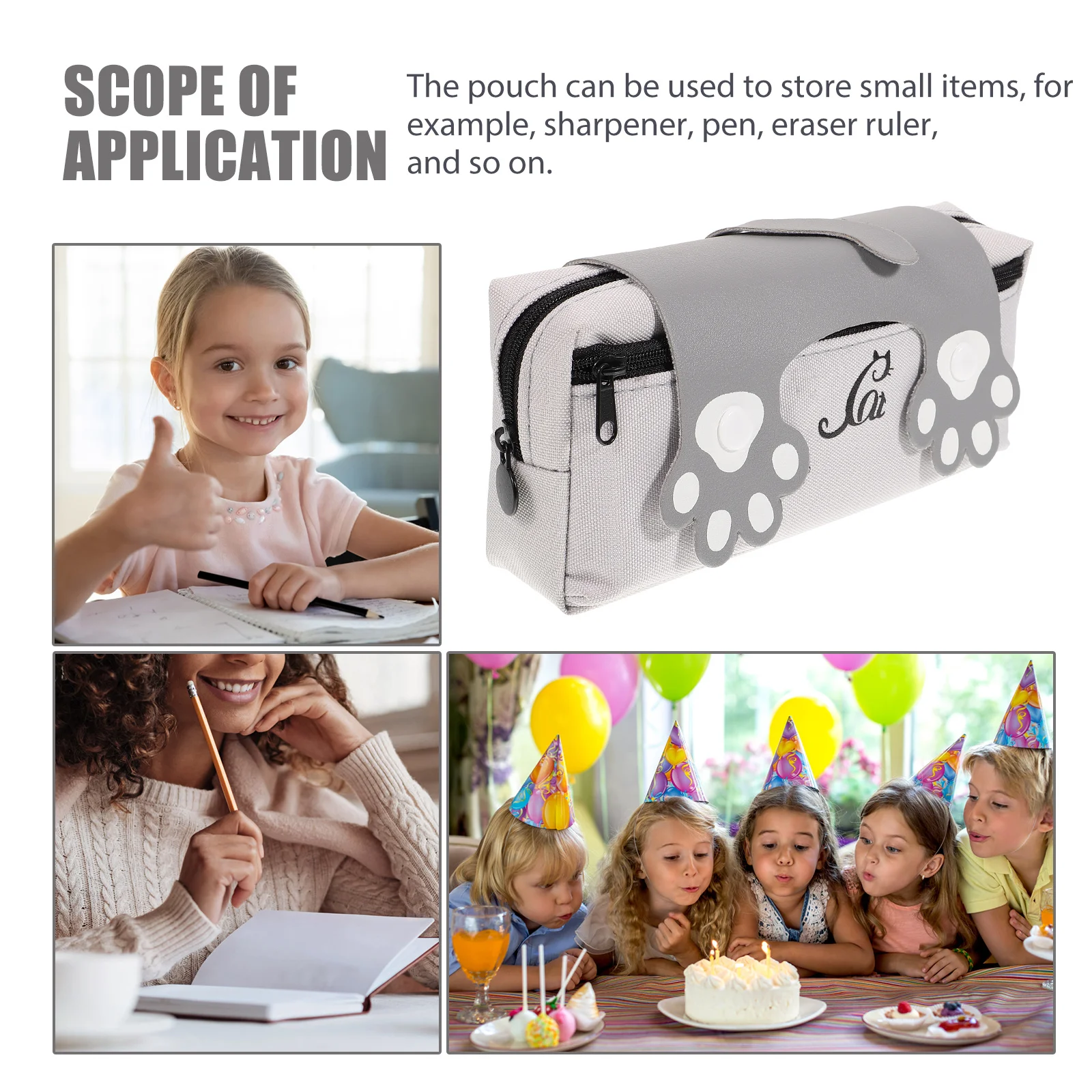 Cat Canvas Pen Bag Cartoon Zipper Stationery Pouch Portable Pencil Case for Student Storage Pencil Pouch School Pen Organizer
Cat Canvas Pen Bag Cartoon Zipper Stationery Pouch Portable Pencil Case for Student Storage Pencil Pouch School Pen Organizer