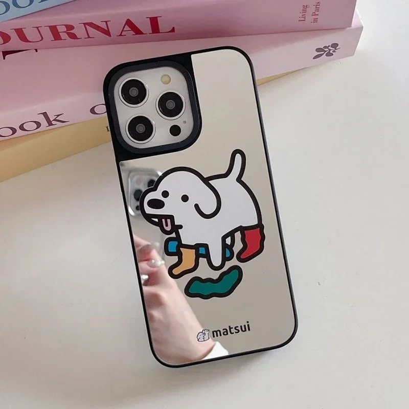 Cute Dog Friend Mirror Phone Case Cover for iPhone 12 13 14 15 16 Pro Max Case for iPhone 16 Pro Max
Cute Dog Friend Mirror Phone Case Cover for iPhone 12 13 14 15 16 Pro Max Case for iPhone 16 Pro Max