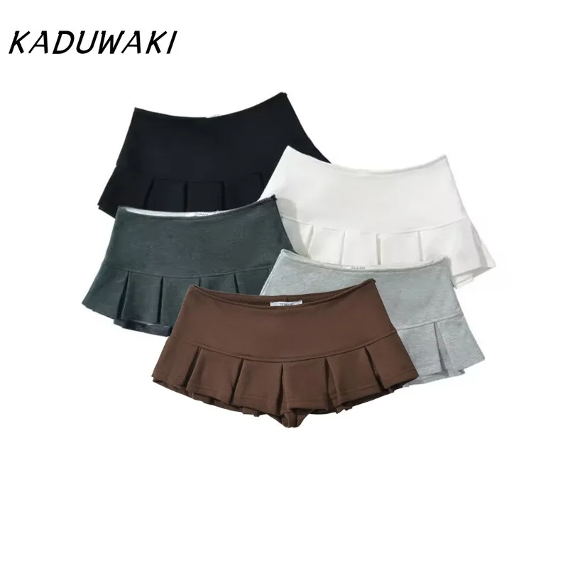 KADUWAKI Spring Women's Clothing European/American Style Fashion Casual Versatile Basic Style Temperament Pleated Short Skirts
KADUWAKI Spring Women's Clothing European/American Style Fashion Casual Versatile Basic Style Temperament Pleated Short Skirts