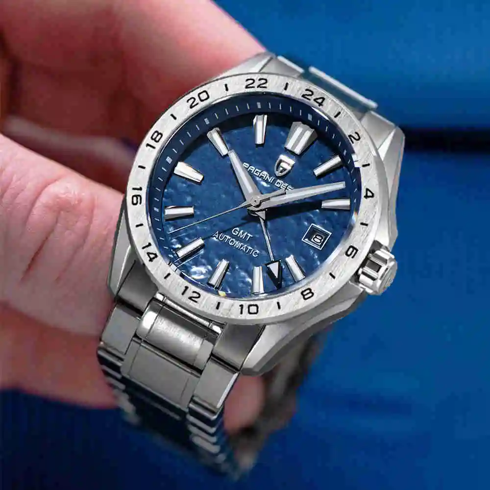 Часы PAGANI DESIGN, лучшие брендовые деловые мужские часы GMT, полностью автоматические механические часы, роскошные, с сапфировым стеклом, водонепроницаемые до 100 м.
Часы PAGANI DESIGN, лучшие брендовые деловые мужские часы GMT, полностью автоматические механические часы, роскошные, с сапфировым стеклом, водонепроницаемые до 100 м.