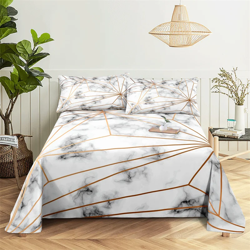 Marble Grain, Gold Sheets 0.9/1.2/1.5/1.8/2.0m Bedding Set Bed Sheets and Pillowcases Bedding Bed Flat Sheet Bed Sheet Set
Marble Grain, Gold Sheets 0.9/1.2/1.5/1.8/2.0m Bedding Set Bed Sheets and Pillowcases Bedding Bed Flat Sheet Bed Sheet Set