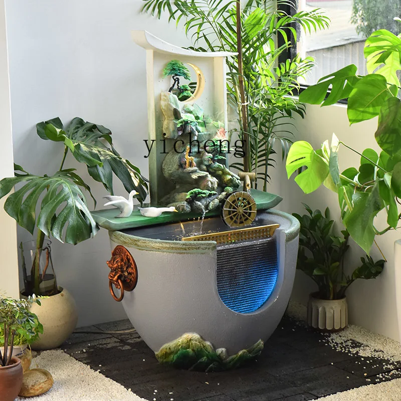 TWR landscaping rockery flowing water fountain ornament floor feng shui wheel ancient fish farming
TWR landscaping rockery flowing water fountain ornament floor feng shui wheel ancient fish farming