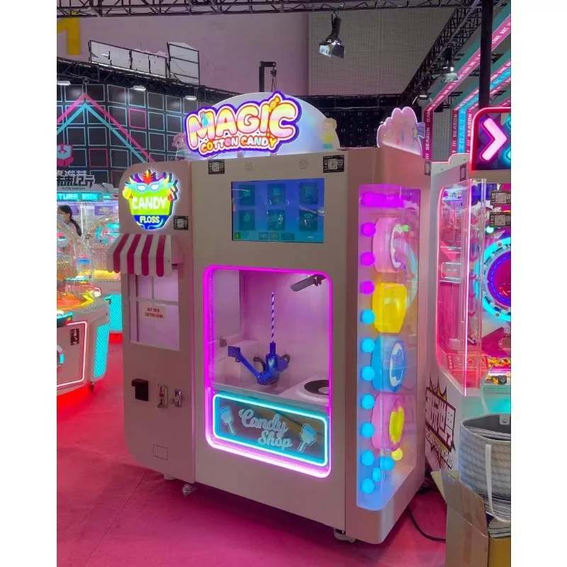 Table Top Portable Cotton Candy Small Industrial Portable Robot Cotton Candy Vending Machine for Kids
Table Top Portable Cotton Candy Small Industrial Portable Robot Cotton Candy Vending Machine for Kids