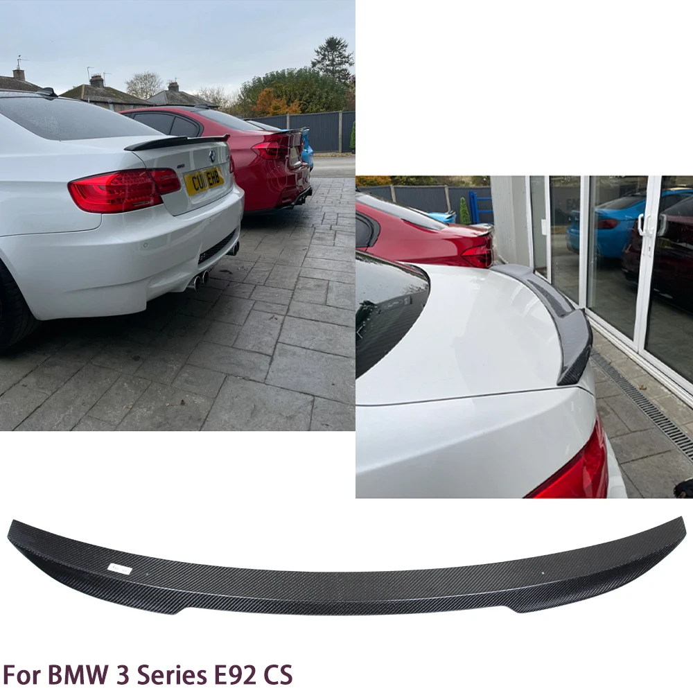 For BMW 3 Series E92 Coupe&E92 CS Style Carbon fiber Rear Spoiler Trunk wing 2005-2013
For BMW 3 Series E92 Coupe&E92 CS Style Carbon fiber Rear Spoiler Trunk wing 2005-2013
