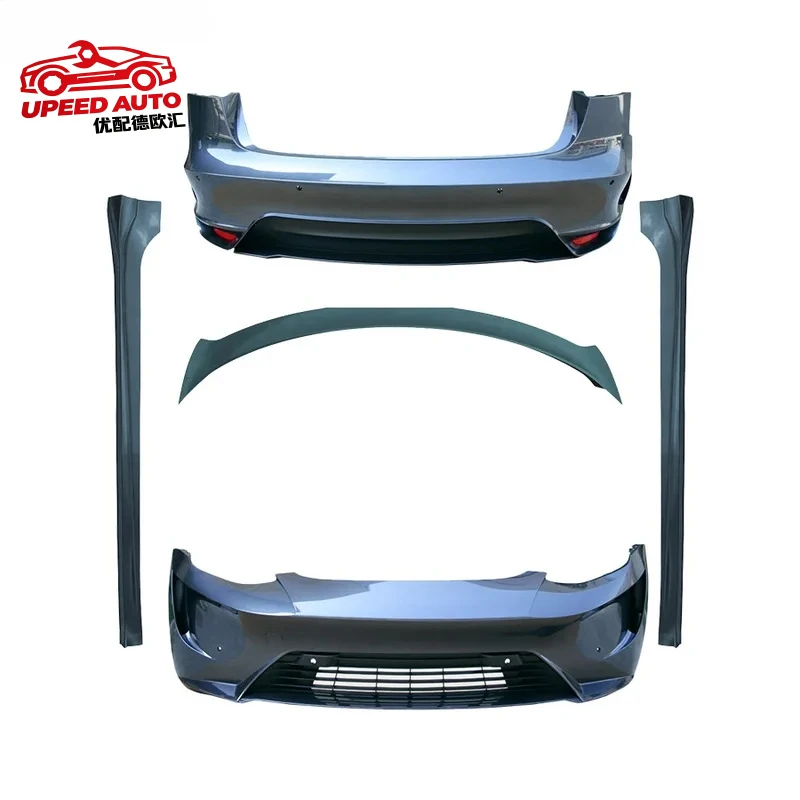 Suitable for ABS material Car Front Rear Bumper Assembly Side Skirts Dark Shark Star Style Body Kits Tesla Model 3 2019-2022
Suitable for ABS material Car Front Rear Bumper Assembly Side Skirts Dark Shark Star Style Body Kits Tesla Model 3 2019-2022