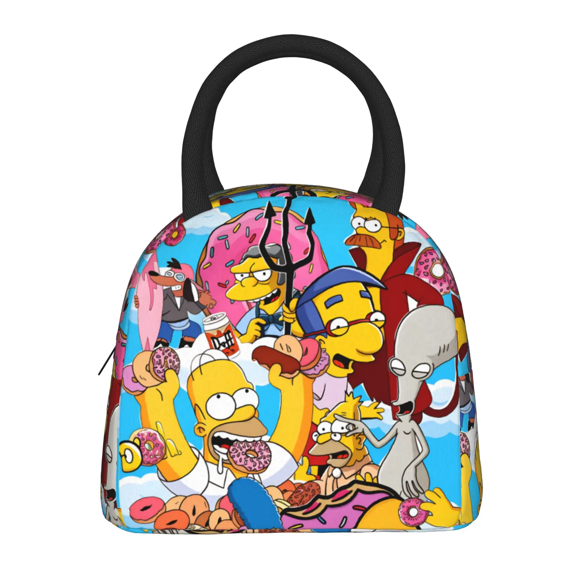 Funny SSimpsons Donut Party Fun Lunch Bag School Lunch Box For Child Casual Tote Food Bags Oxford Portable Zipper Cooler Bag
Funny SSimpsons Donut Party Fun Lunch Bag School Lunch Box For Child Casual Tote Food Bags Oxford Portable Zipper Cooler Bag
