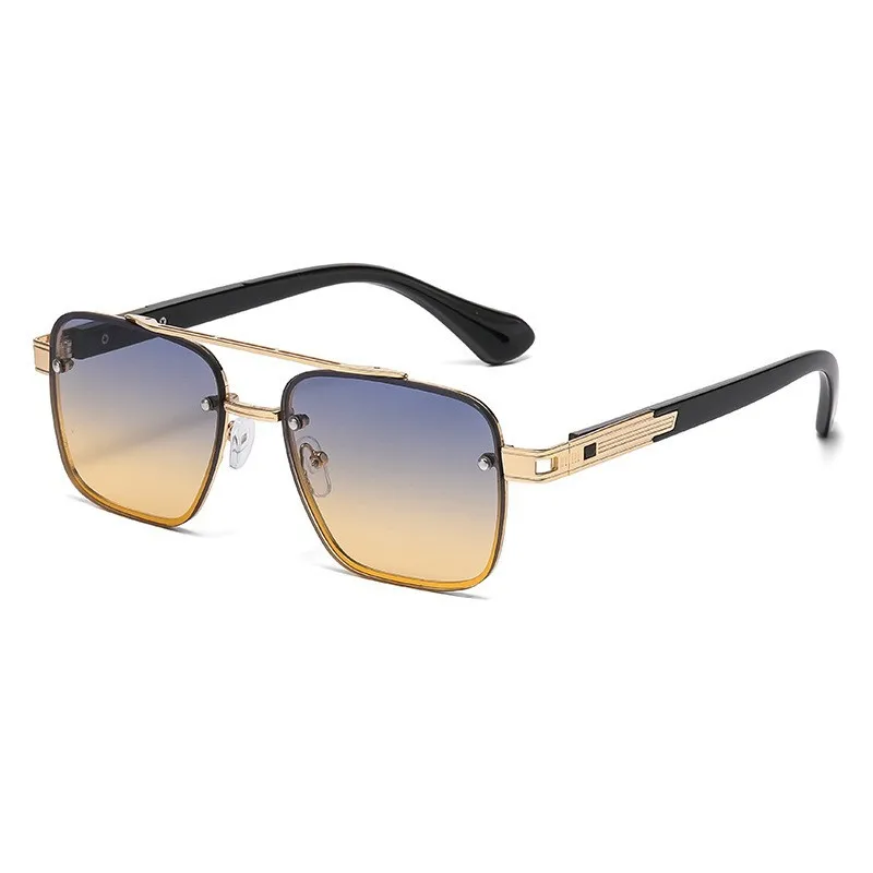 High Quality Half Frame Men Sunglasses UV400 Square Double Bridge Eyewear Summer Traveling Sun Glasses Driving Eyeglasses
High Quality Half Frame Men Sunglasses UV400 Square Double Bridge Eyewear Summer Traveling Sun Glasses Driving Eyeglasses